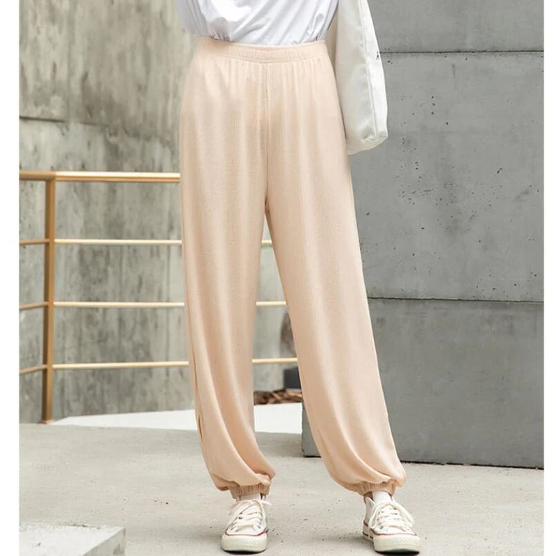 

Rihschpiece Spring Plus Size 3XL Wide Leg Pants Women High Waist Trousers Female Oversize Casual Plus Size Pant RZF1720