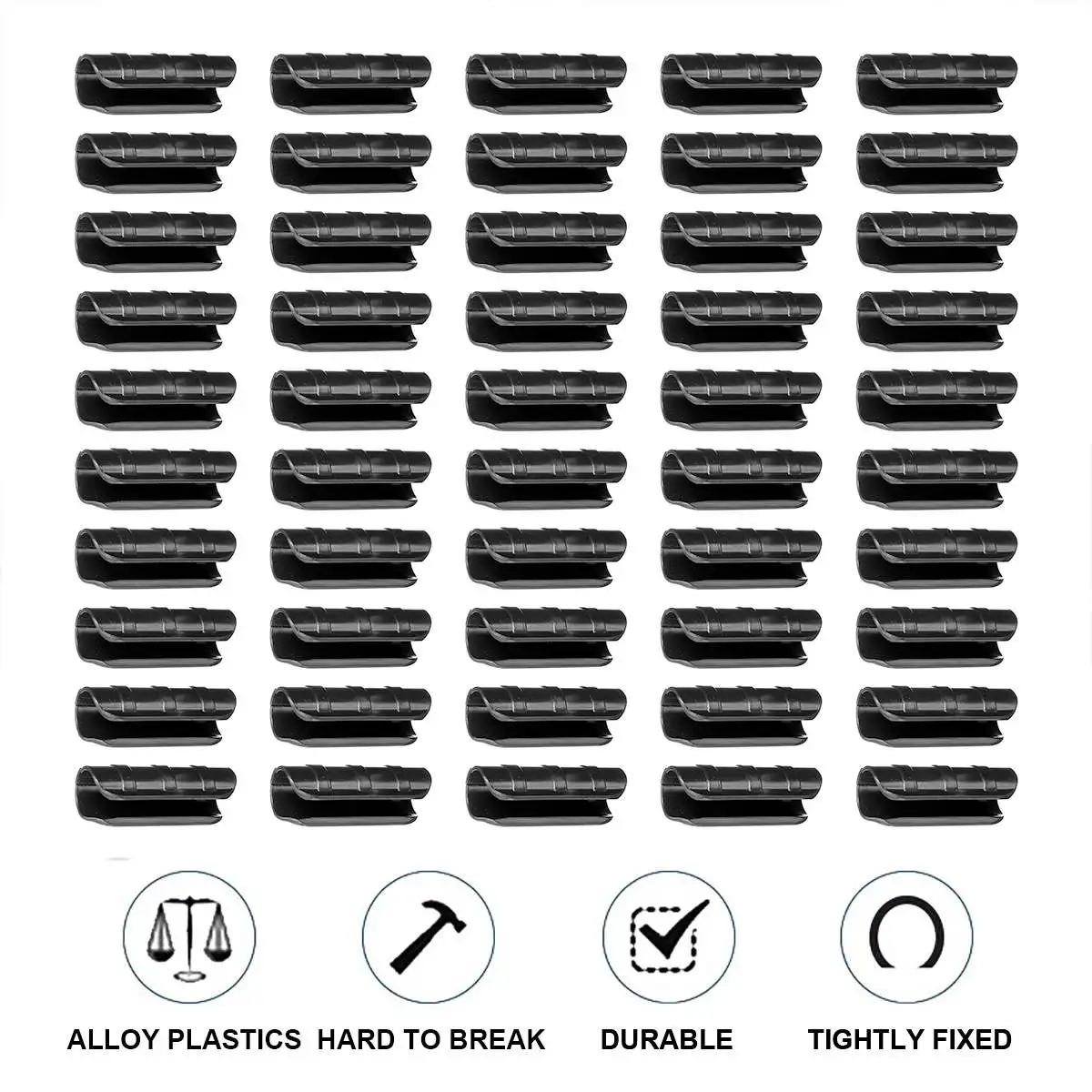 

Зажимы для пленки растений, зажимы для труб 19/20/25 мм, 50 шт.