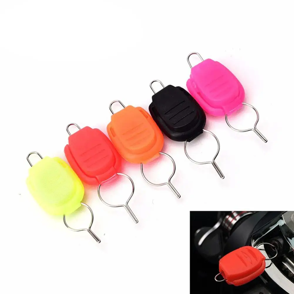 5Pcs Fishing Line Holder Buckle Stopper Keeper Clip For Baitcasting Reel Pescaria Pesca Accessories Fishing Tackle Accessories