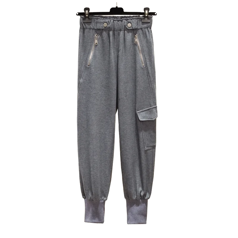 

Sweatpants Women Clothes Pants Streetwear 2020 Fall Fashion Korean Style Wide Leg Baggy Black High Waisted Vintage