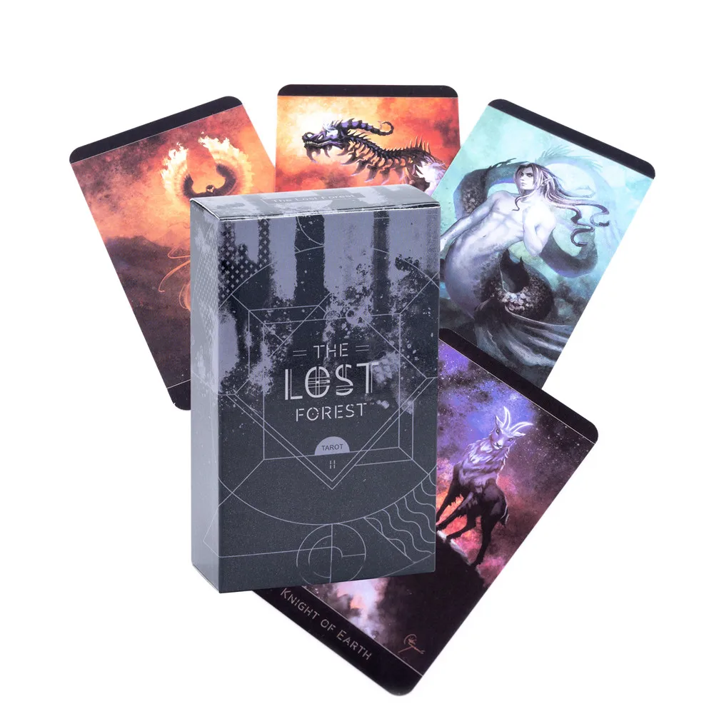 

78pcs the lost forest Tarot Cards Deck Games Oracle Party Playing Card Divination Fate High Grade English Board Game