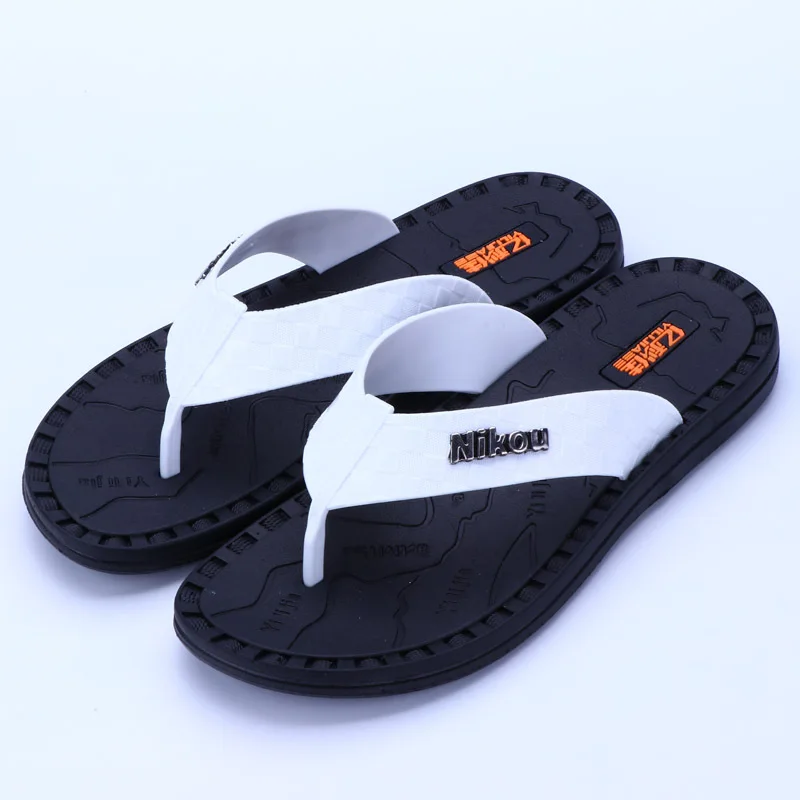 

Soft bottom flip flop men's clip toe flip flop men's Beach Sandal Korean version simple trend sandals summer slippers
