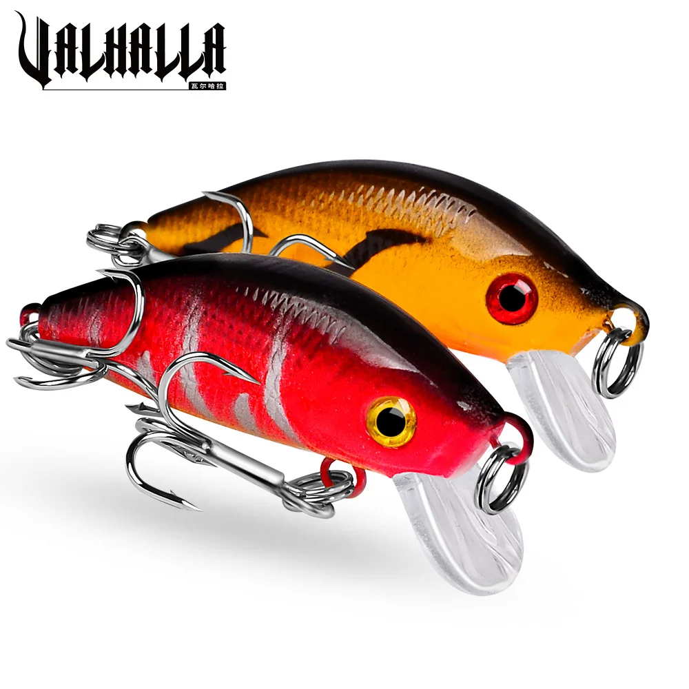

VALHALLA 1PCS Minnow Fishing Lures 5cm-1.97" Topwater Hard Lure Wobbler 0.12oz-3.5g Artificial Floating Bait Carp Pesca Tackle