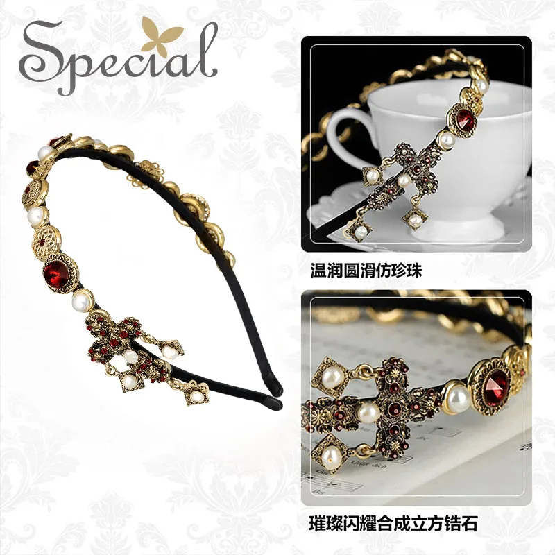 Специальные винтажные резинки для волос с цирконием ААА аксессуары в