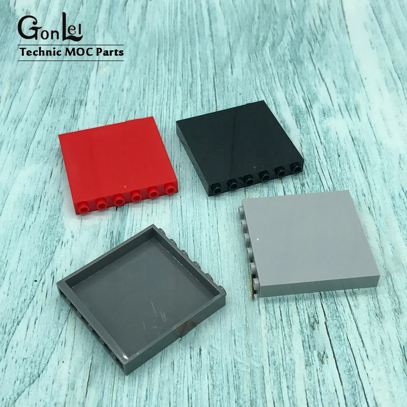 8 шт./лот технические детали белая оконная рама 1x6x5 блоков MOC DIY домашние игрушки