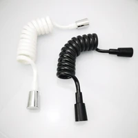 1 5m2 0m spring flexible shower hose gun telephone line plumbing hose whiteblack water plumbing toilet bidet sprayer hose