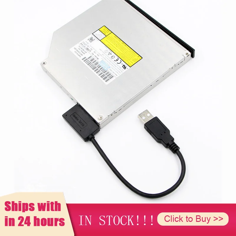 Универсальный кабель переходник с USB 2 0 на Mini Sata II 7 6 13pin|Компьютерные кабели и