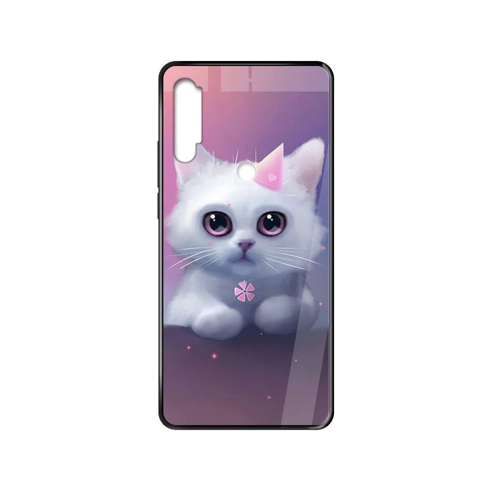 Милый мультяшный чехол cat trend для мобильного телефона черный Xiaomi Redmi Note S2 3 4 5 6 7 8 K20 A