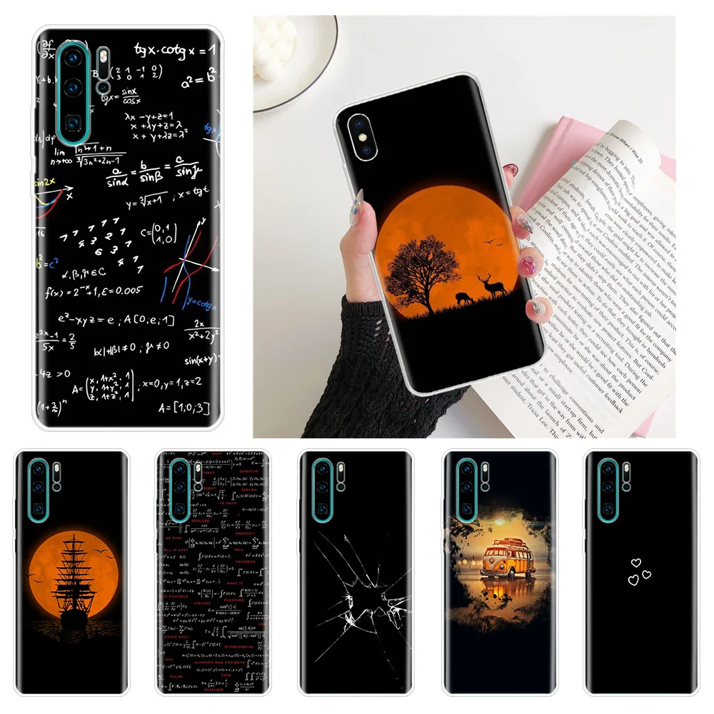 

Black Art Hawei Cases P30 Lite Cover For Huawei P Smart 2020 Custom Made Honor10lite Coque P10 P20 Pro Y5 Y6 2019 Shell