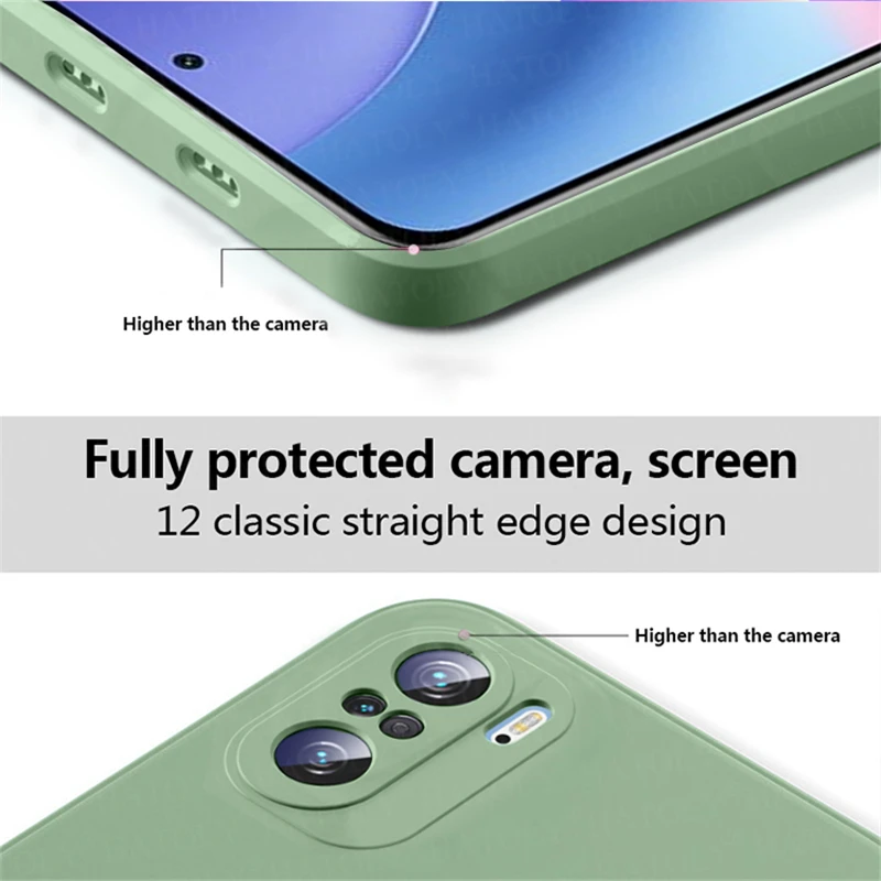 Funda para Oppo Find X3 Pro Find X3 Neo Lite X2 Pro, carcasa Original de silicona l&iacute;quida TPU a prueba de golpes, armadura cuadrada, funda para tel&eacute;fono-2