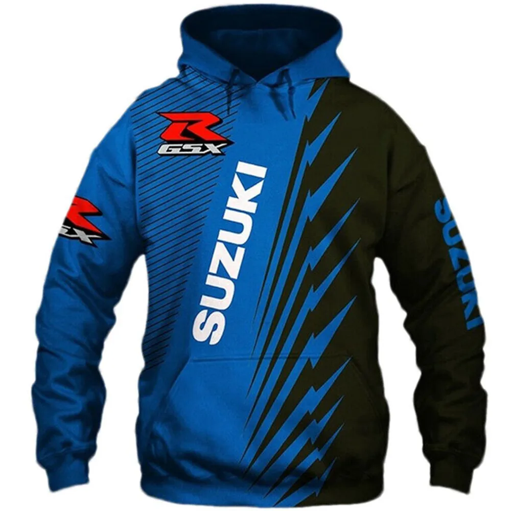 

Suzuki - Hoodie For Men And Women, 3D Printing, Sports Sweater, Motorcycle Jacket, Hip-Hop, Trend, Spring And Fall 2021
