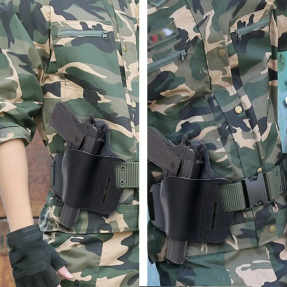 18*16 Cm Portable Hunting Holster Leather Concealed Carry Clip Case | Спорт и развлечения