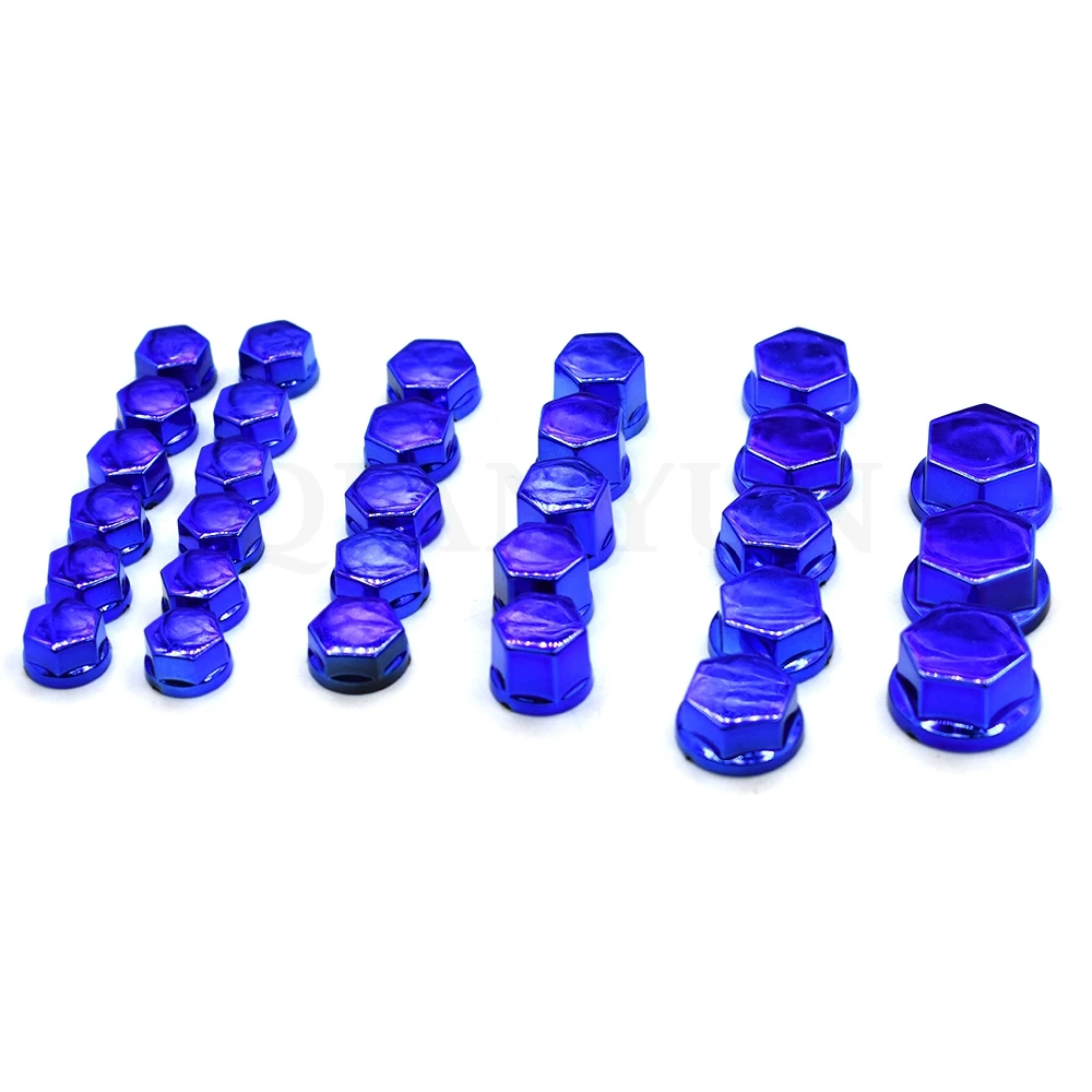 30 шт. мотоцикл Моделирование Покрытие декоративные гайки винт кепки для KAWASAKI Z250