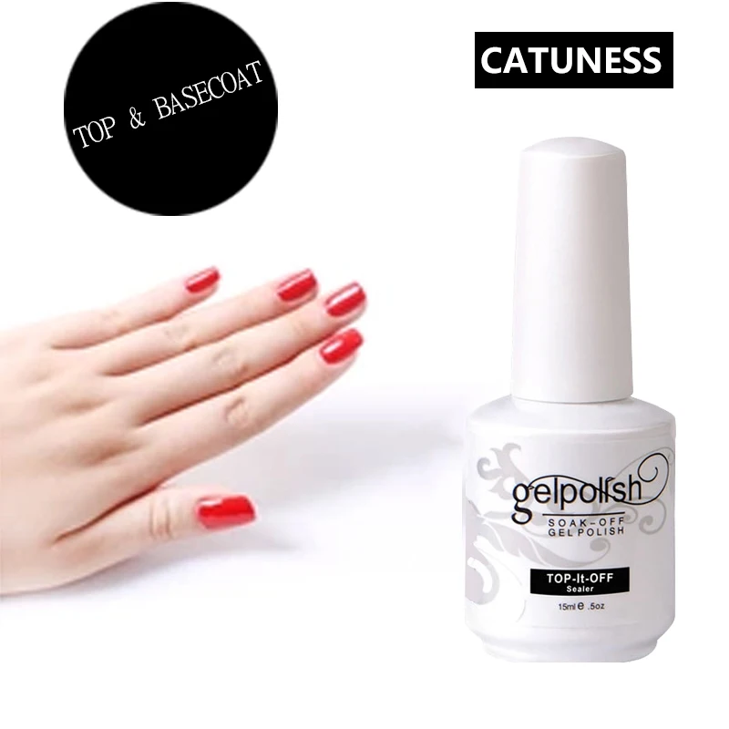 CATUNESS праймер Гель лак для нейл арта основа маникюра и верхнее покрытие УФ гель