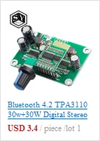 BT201 двойной режим 5,0 Bluetooth без потерь аудио усилитель мощности плата модуль Tf карта U диск Ble Spp последовательный порт прозрачный Транс