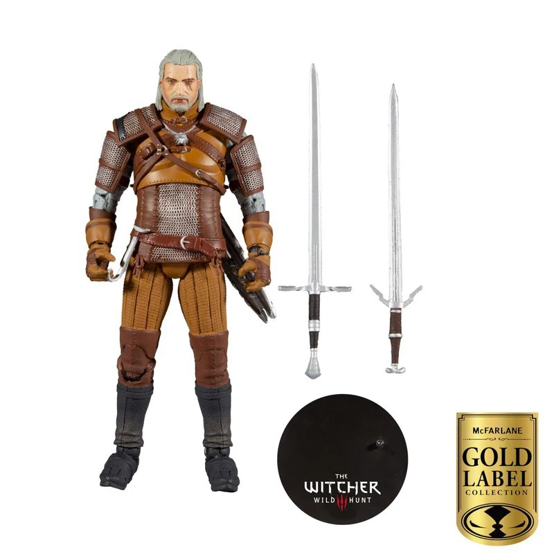 

Mcfarlane Toys 7-Inch Gold Label The Witcher 3: Wild Hunt Geralt of Rivia Action Figure Model Decoration Collection Toy Gift
