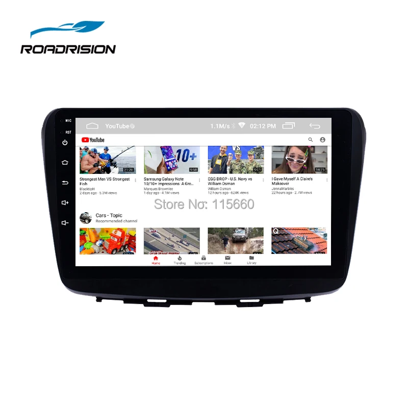 RoadRision 9 дюймовый Android автомобильный Головной блок Авто Радио Аудио