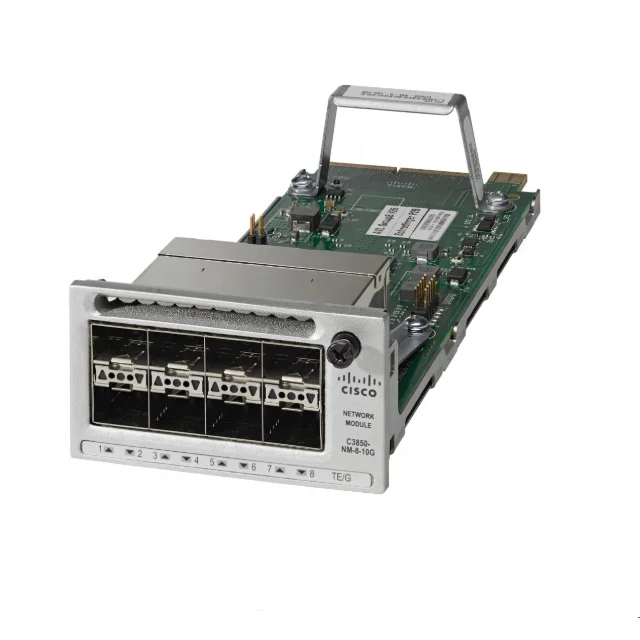 

C3850-NM-8-10G 3850 Series Network Module C3850-NM-8-10G 8 x 10GE Network Module