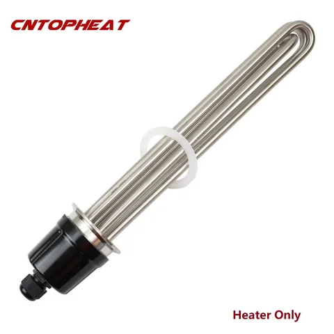 Электрический нагревательный элемент CN TOPHEAT OD64 220/380В 304 нержавеющая сталь 3/3.75/4.5/6/9 кВт