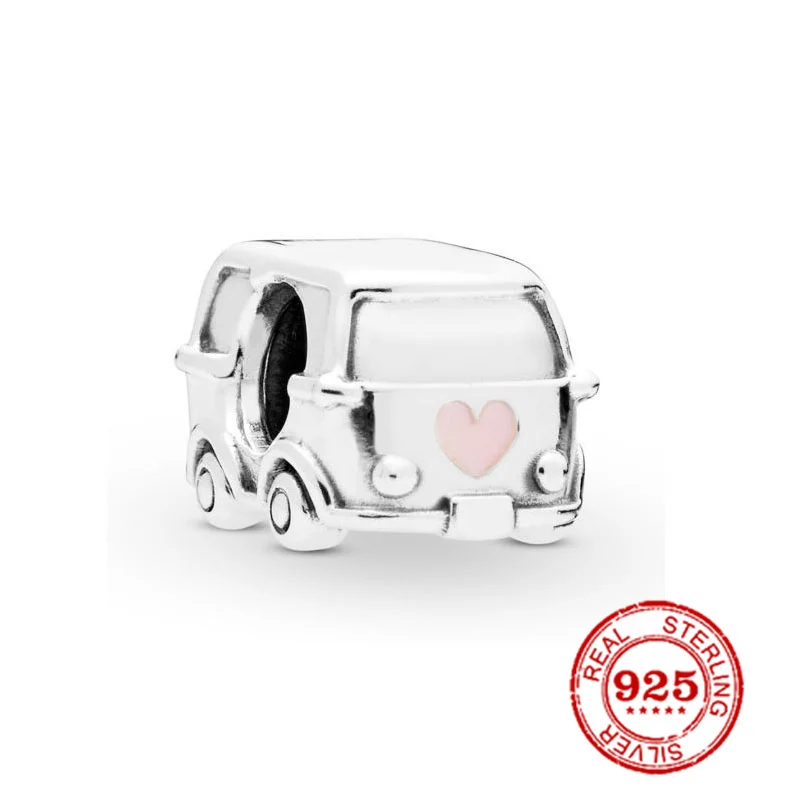 Подвеска в виде сердца и звёзд серебристые бусины безопасная цепочка с ПАВЕ