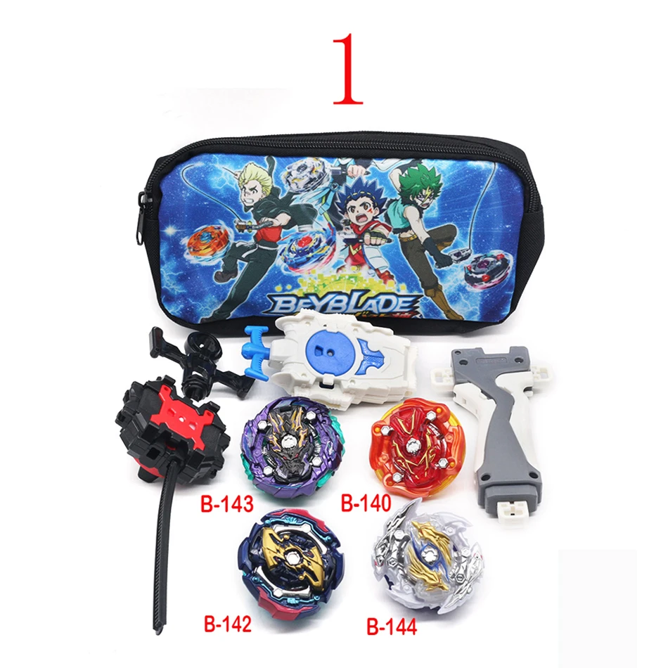 A1 With Launcher 20 Стиль Beyblade Burst Launcher Bey Blade сумка Beyblade Топ игрушки спиннинг гироскоп металлический для 4d мальчика и девочки подарок - Цвет: A1 With Launcher