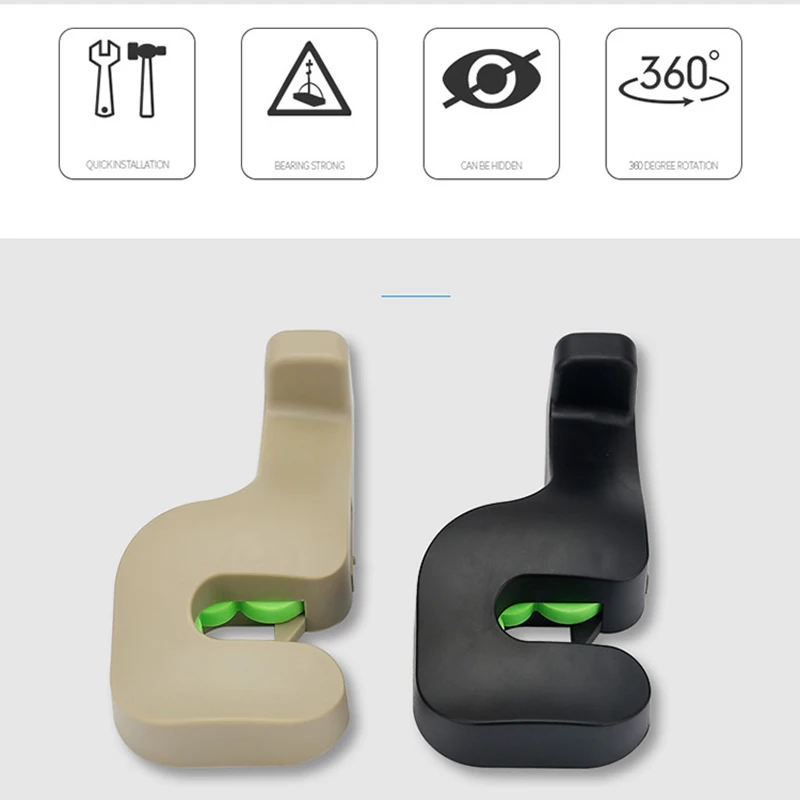 1 пара автомобильный держатель на заднее сиденье подголовник авто вешалка крючки
