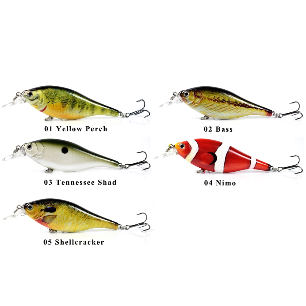 95мм 12 5g high simulation Hard рывок заманить тонущий Wobblers Crank jerkfishing снастей для Shad - купить