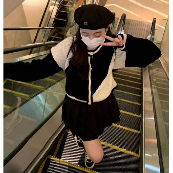 

Свитер женский осенний трикотажный, теплый, однотонный