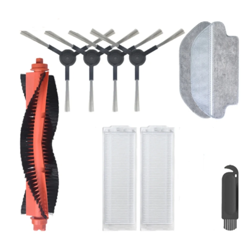 

Запчасти для робота-пылесоса Xiaomi Mijia Mop Pro STYTJ02YM/VIOMI V2 PRO/V3, основная/боковая щетка, НЕРА, фильтр, насадка на швабру