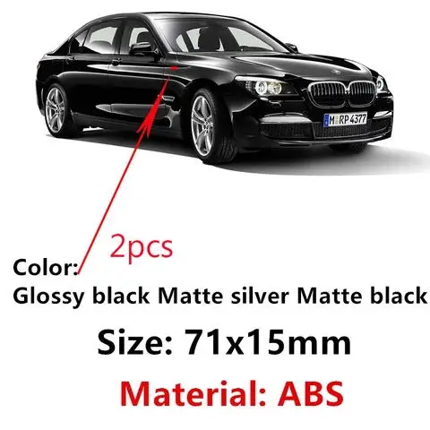 

2pcs Auto car Matte silver glossy chrome black ABS S line Sline S line Sline for Audi A4 S4 RS4 A6 TT A3 Emblem Badge Sticker