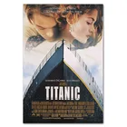 Постер классического фильма Титаник, настенные ретро-Плакаты для украшения спальни, шелковая ткань, картина 20x30 дюймов