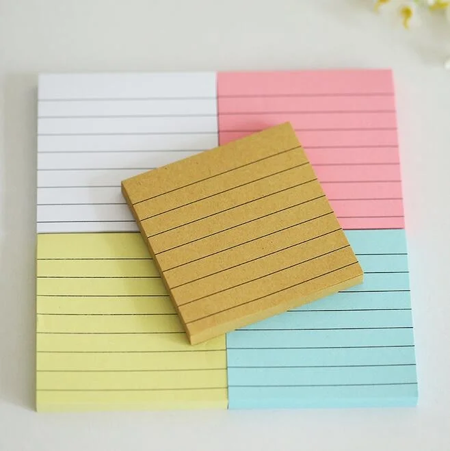 1 упак./лот простой с радужным топазом Макарон Блокнот бумаги для заметок на