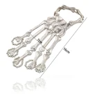 Браслет со скелетом на руку черепа в сочетании с браслетом, кольца на запястье, ювелирные аксессуары в стиле панк, рок смерти, ну, Готическая сцена