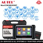 Диагностический сканер Autel MK808BT OBDII, диагностический сканер, считыватель кодов для всех систем с сбросом масла, EPB, DPF, ABS, 2021