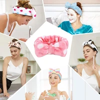headband for washing makeup bow hairbands turban elastic headwear head wrap women hair accessories striped hair bands scrunchies