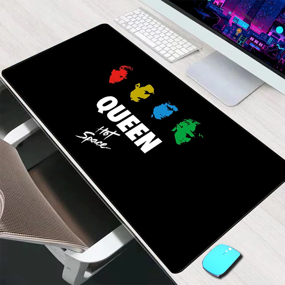 

Коврик для мыши Queen Band, большой игровой аксессуар, для клавиатуры, компьютера, ноутбука