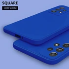 Оригинальный чехол из жидкого силикона для Samsung Galaxy A52 A72 A51 A71 4G A31 A41 A21S A50 A70 A32 A42 S20 FE S21 Plus S22, Ультра чехол