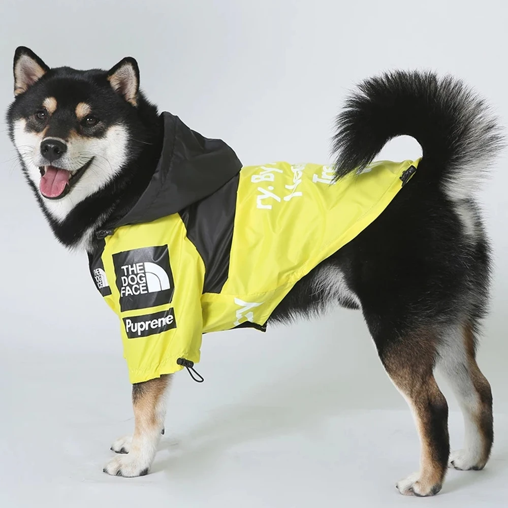 Водонепроницаемый дождевик Miflame для собак одежда французского бульдога мопса