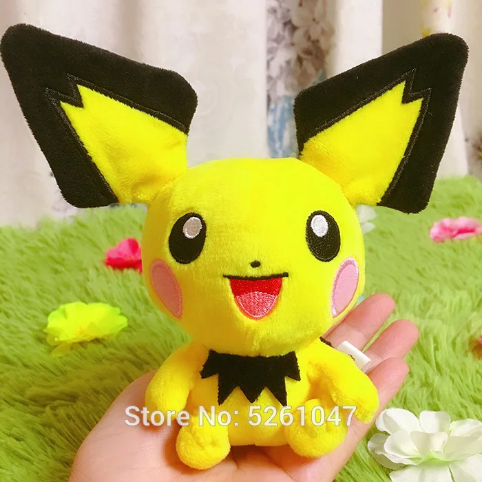 Плюшевая кукла сидя подходит для Pichu мягкие игрушки животные аниме игрушечная