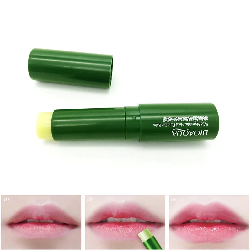 BIOAOUA овощи бальзам для губ увлажняющий питательный губная помада макияжа