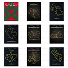 Gp Катар лопас, Gp Португалия алгарбо, трек издание Ford Rs Hot F1 гоночный автомобиль цепь плакат печать настенное Искусство Холст Живопись Декор