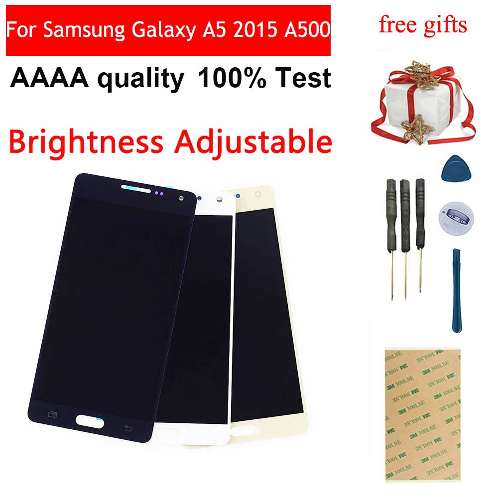 A5 2015 дисплей A500F ЖК сенсорный экран в сборе для Samsung Galaxy A500 A500FU A500M A500Y A500FQ|Экраны