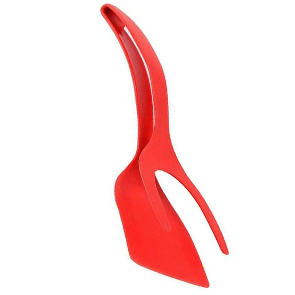 

Cooking Kitchen Cookery Tong Silicone Egg Spatula Bread Tongs Omelette Pancake Egg Frying Spatula Accessories With Long Handle