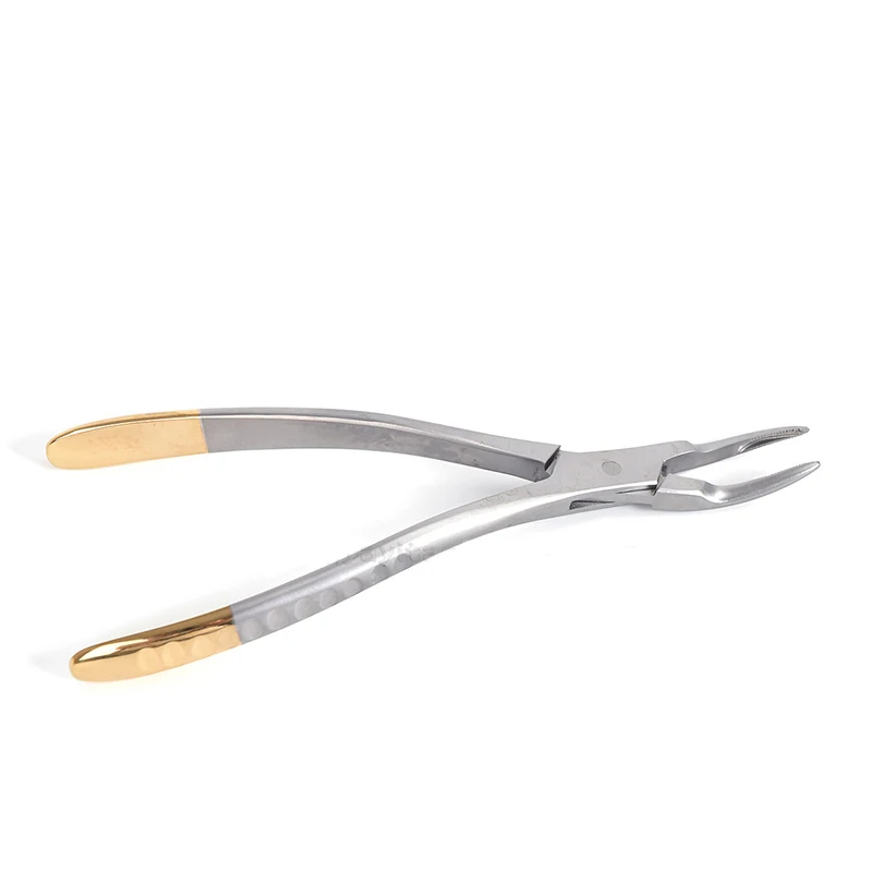 Dental Root Fragment Tweezers Tooth Extraction Forceps Tools Pliers Instrument Curved Maxillary Mandibular universal Plier | Красота и