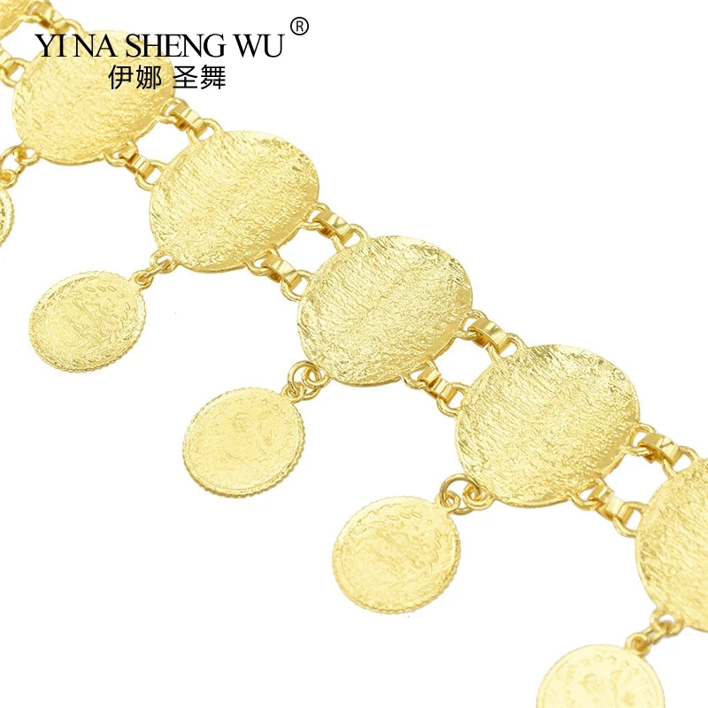 

New Bohemian Ethnic Style Multilayer Belly Dance Waist Chain Charm Body Chain Waist Chain Accessories for Women Coin Pendant