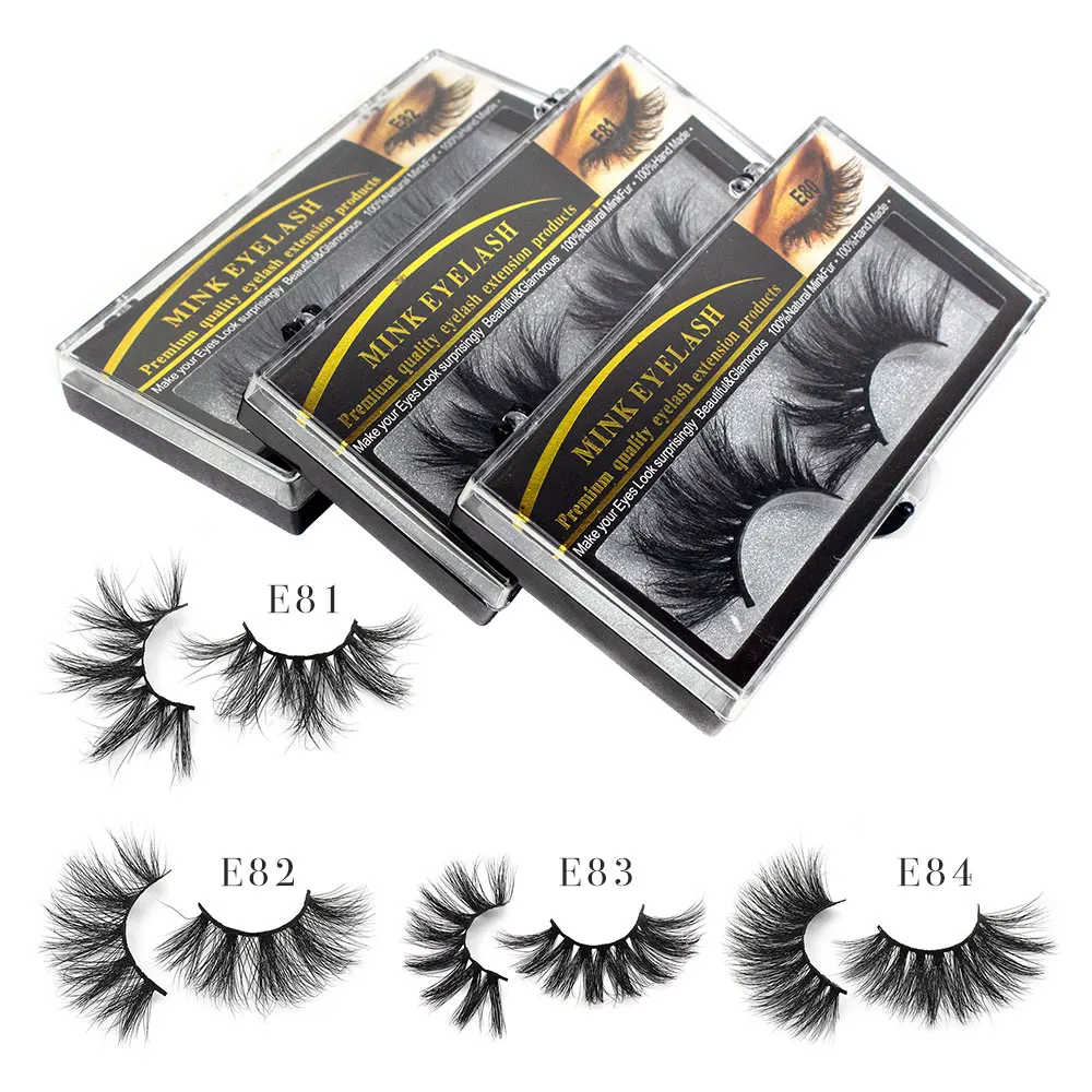 

25mm Mink Eyelashes 8D Mink False Lashes Multilayered Dramatic Long Wispies Fluffy Handmade Eyelash Eye Lashes Makeup