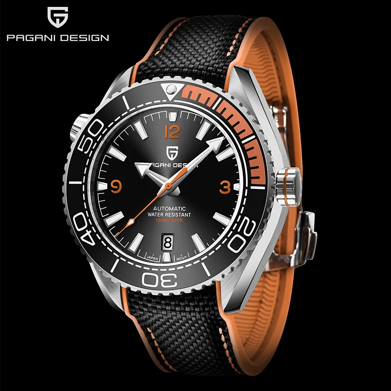 

PAGANI DESIGN New Men's Mechanical Watch Ceramic Bezel 100M Waterproof Automatic Watch Sapphire Glass Leisure Sports Wrist watch