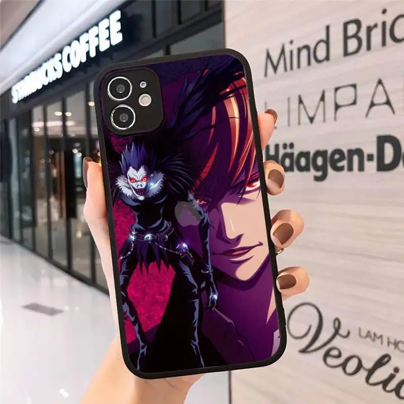 

Death Note Ryuk kira horror apple Phone Case Matte Transparent for iPhone 7 8 11 12 s mini pro X XS XR MAX Plus cover funda