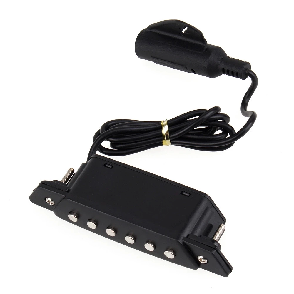 

Black Soundhole Pickup with Active Power Jack for Acoustic Guitar SH-85