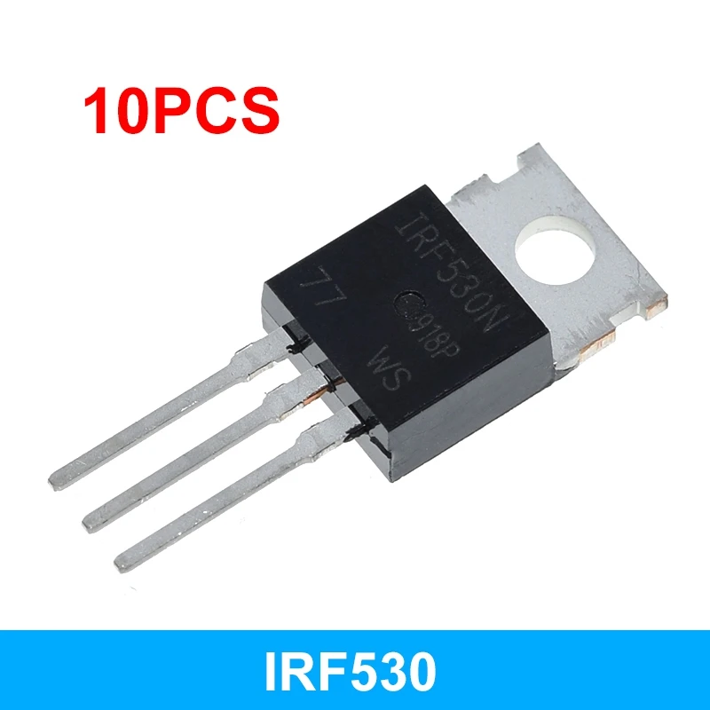 ТРАНЗИСТОР IRF510 IRF520 IRF530 IRF540 IRF630 IRF640 IRF730 IRF740 IRF830 IRF840 TO 220 TO220 10 шт.|Интегральные схемы|